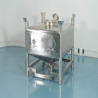 Glatt TC750 750 Liter Stainless Steel Stackable Tote image 0